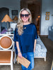 New Favorite Oversized Top-Navy