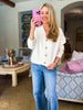 Cafe Cuddles Knit Cardigan-Cream