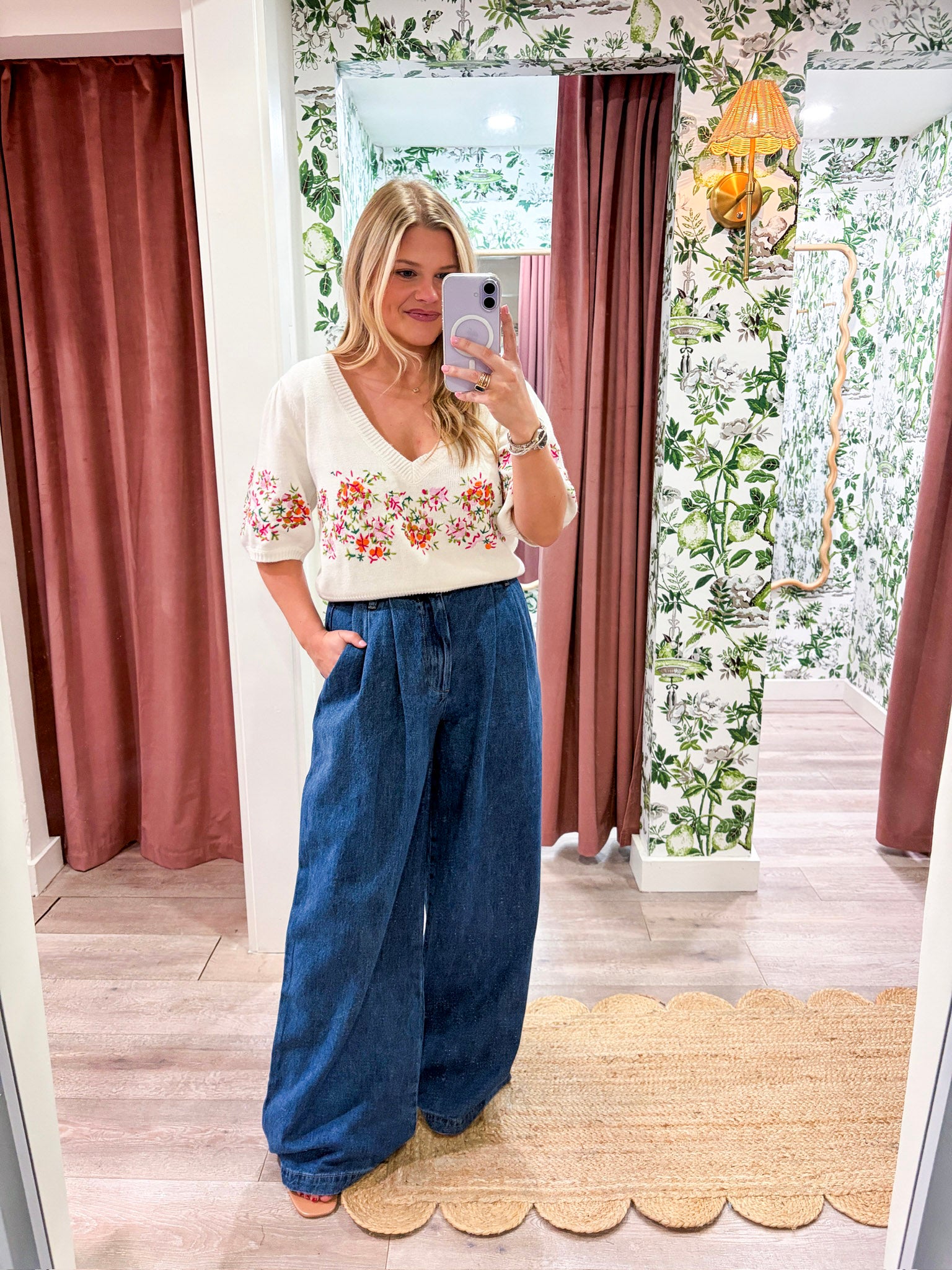 Pretty Little Petals Knit Top