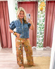 Floral Retreat Wide Leg Pants