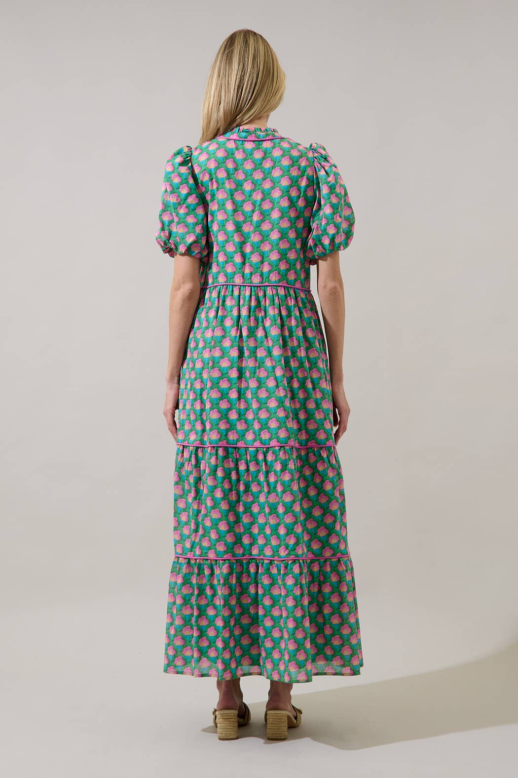 Gercy Abstract Maxi Dress