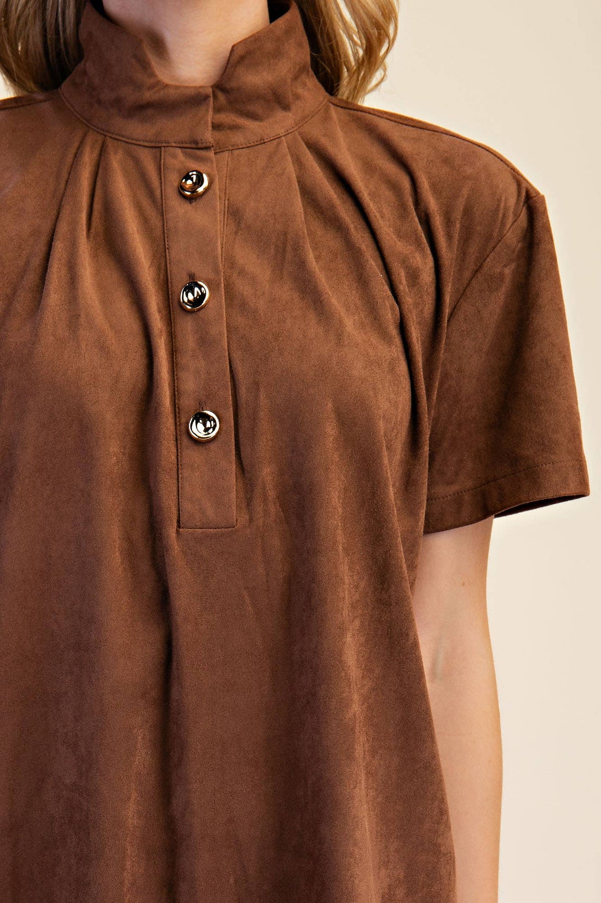Margaux Mini Dress-Brown