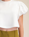 PREORDER: Maple Lane Knit Top-White
