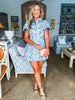 Capri Villa Floral Dress