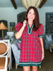 Cider Sipping Plaid Mini Dress