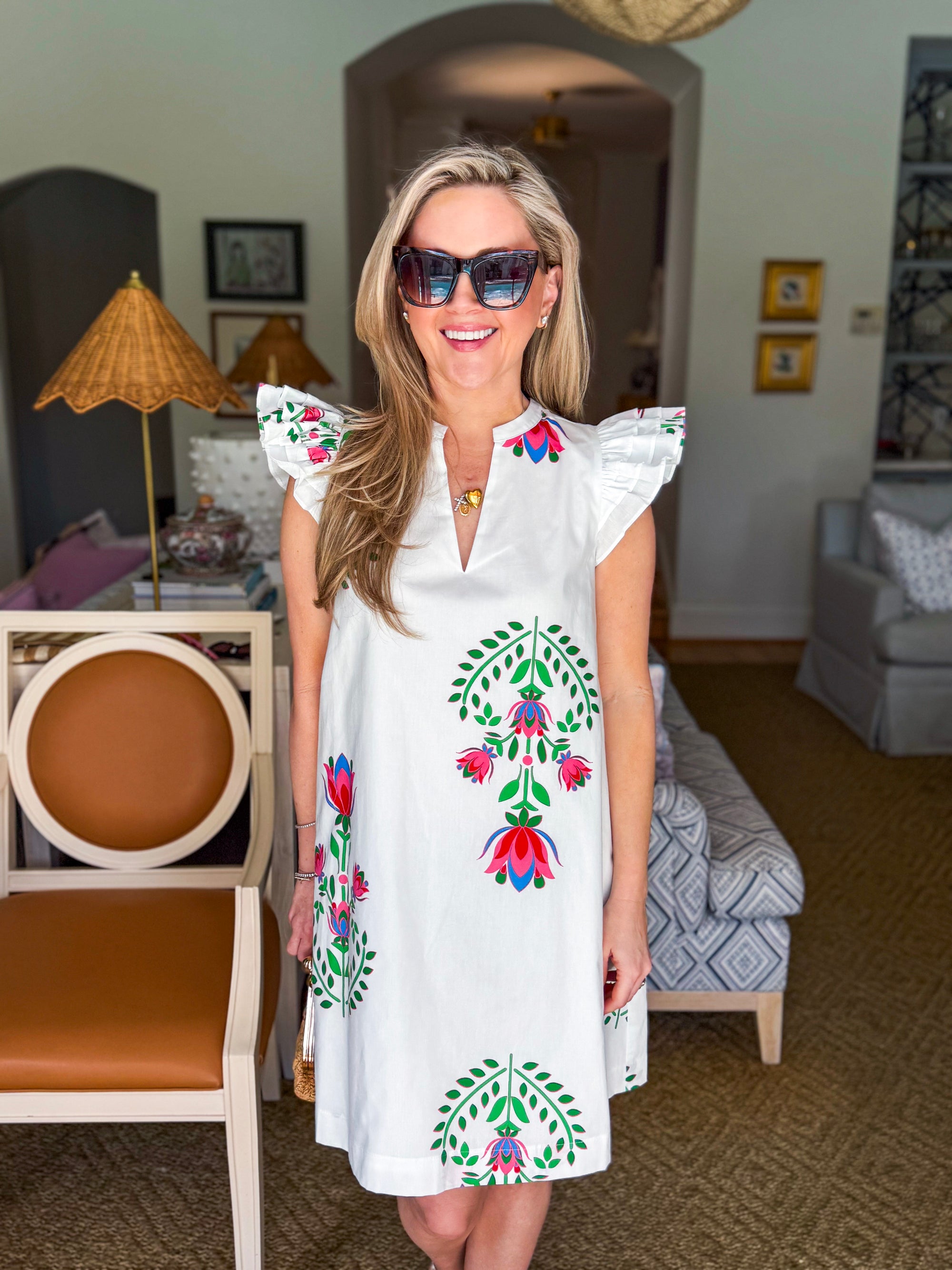 Saury Floral Mini Dress