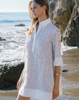 Floral Horizon Shirt Dress