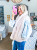 Snow Angel Faux Fur Vest-Cream