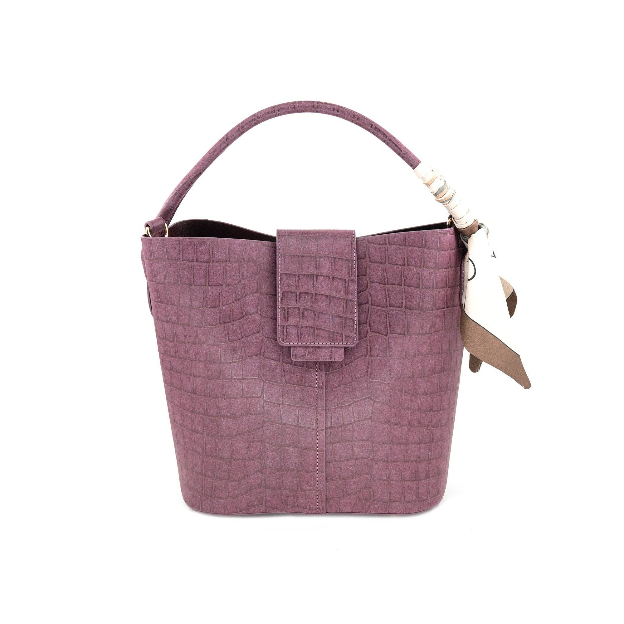 Lucia Handbag-Burgundy