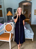 Sleek Moment Midi Dress