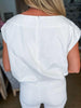 Practically Perfect Bubble Top-Off White
