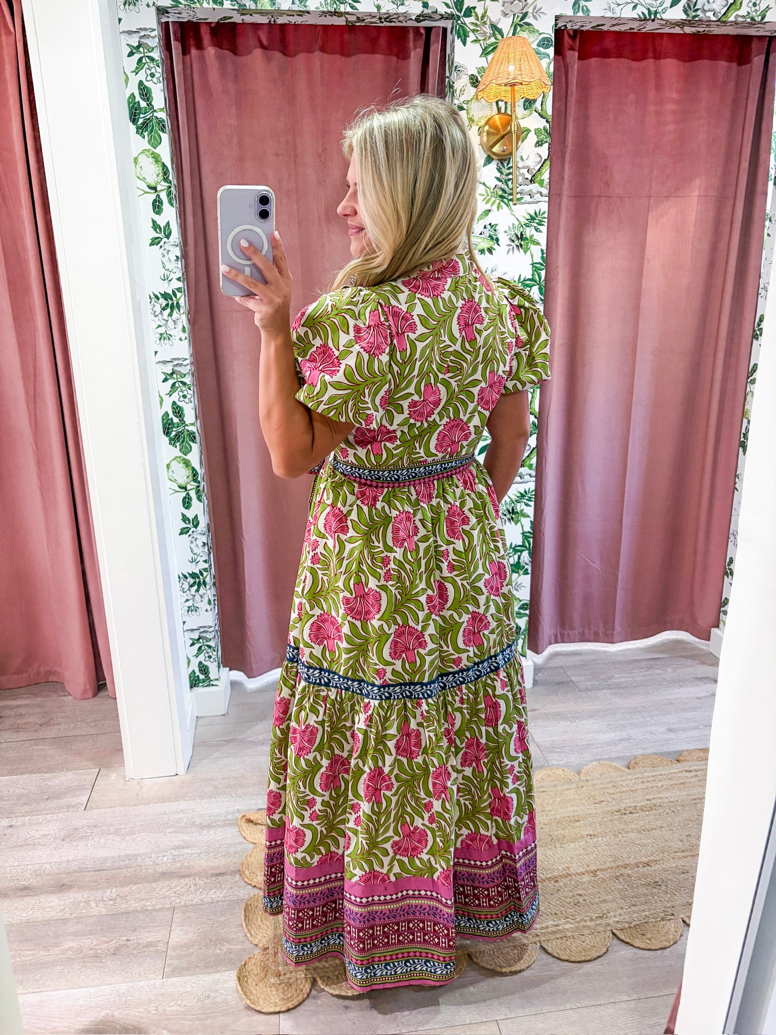Antique Garden Midi Dress
