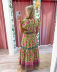 Antique Garden Midi Dress