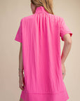 Daylight Bloom Mini Dress-Pink