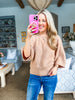 Warm Moments Sweater-Taupe
