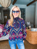 Deco Darling Embroidered Top
