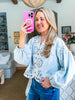 Bay Breeze Denim Top-Denim