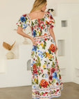 Floral Moment Midi Skirt