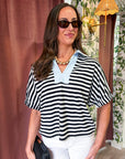Fresh Start Stripe Top