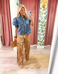 Floral Retreat Wide Leg Pants