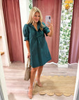 Beloved Puff Sleeve Mini Dress