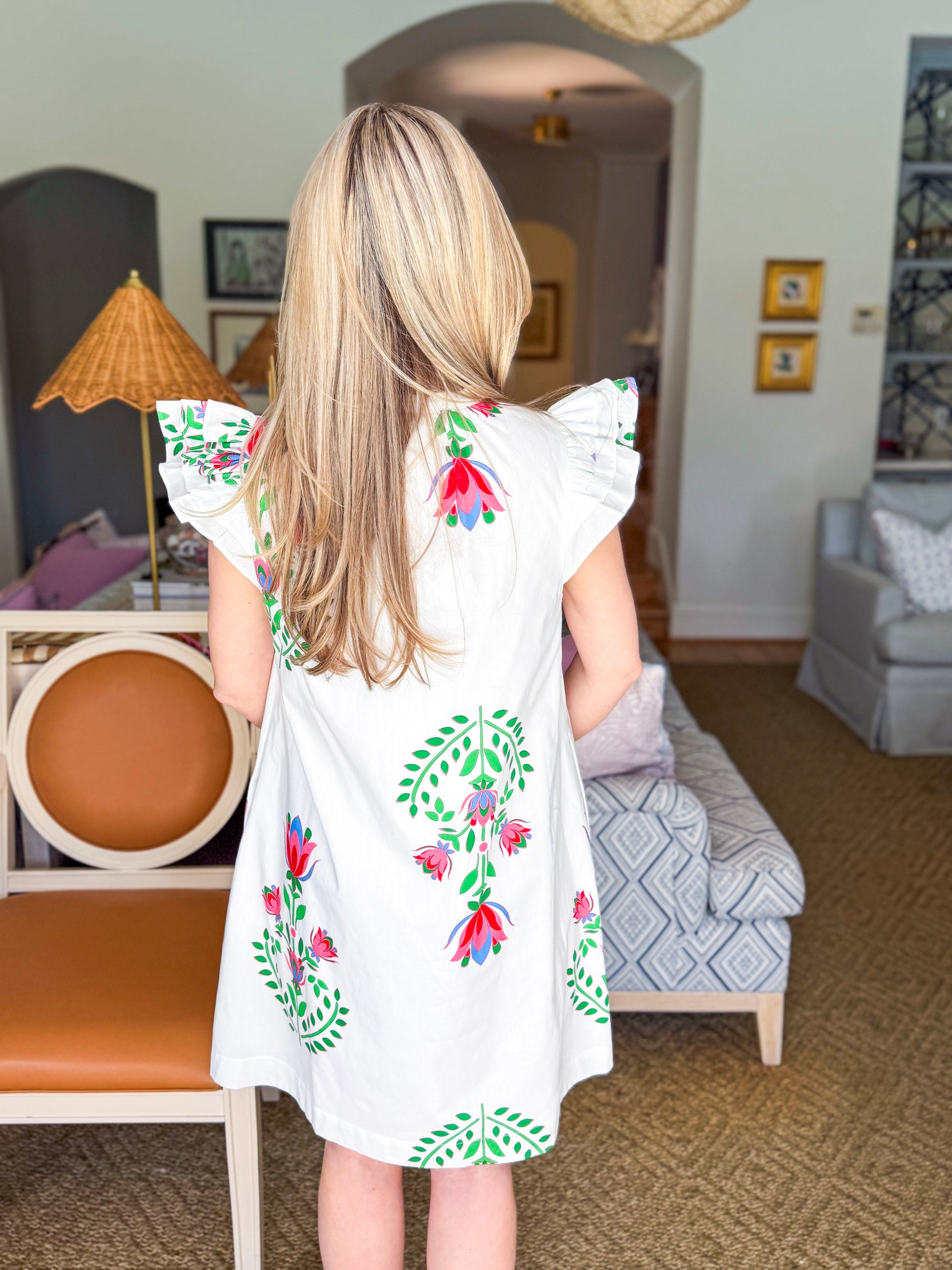 Saury Floral Mini Dress