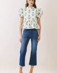 Sunday in Bloom Peplum Top