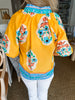 Resort Life Floral Top- Yellow