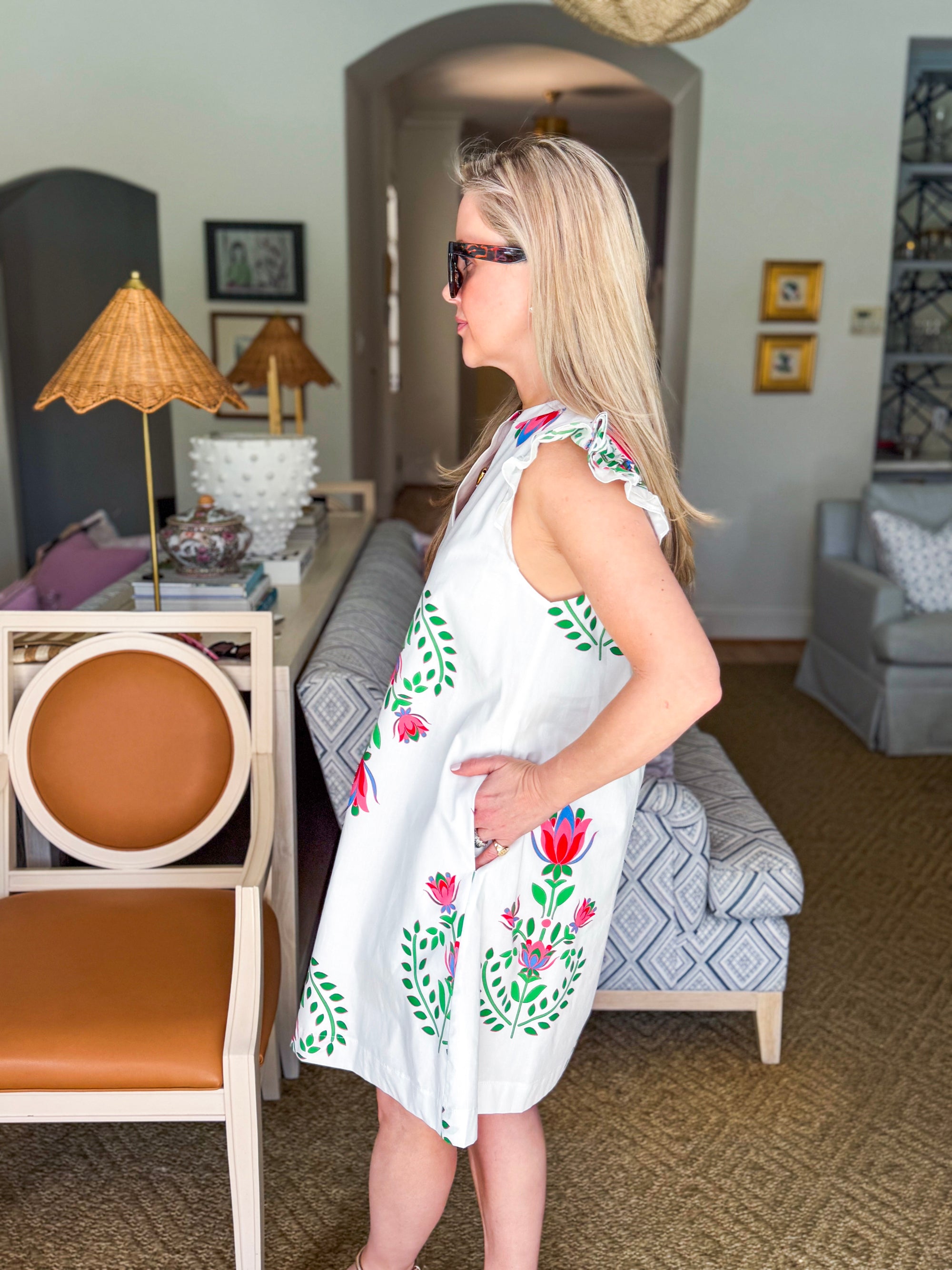 Saury Floral Mini Dress