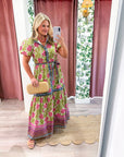 Antique Garden Midi Dress
