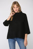 Sweet and Soft Pull Over Sweater-Black