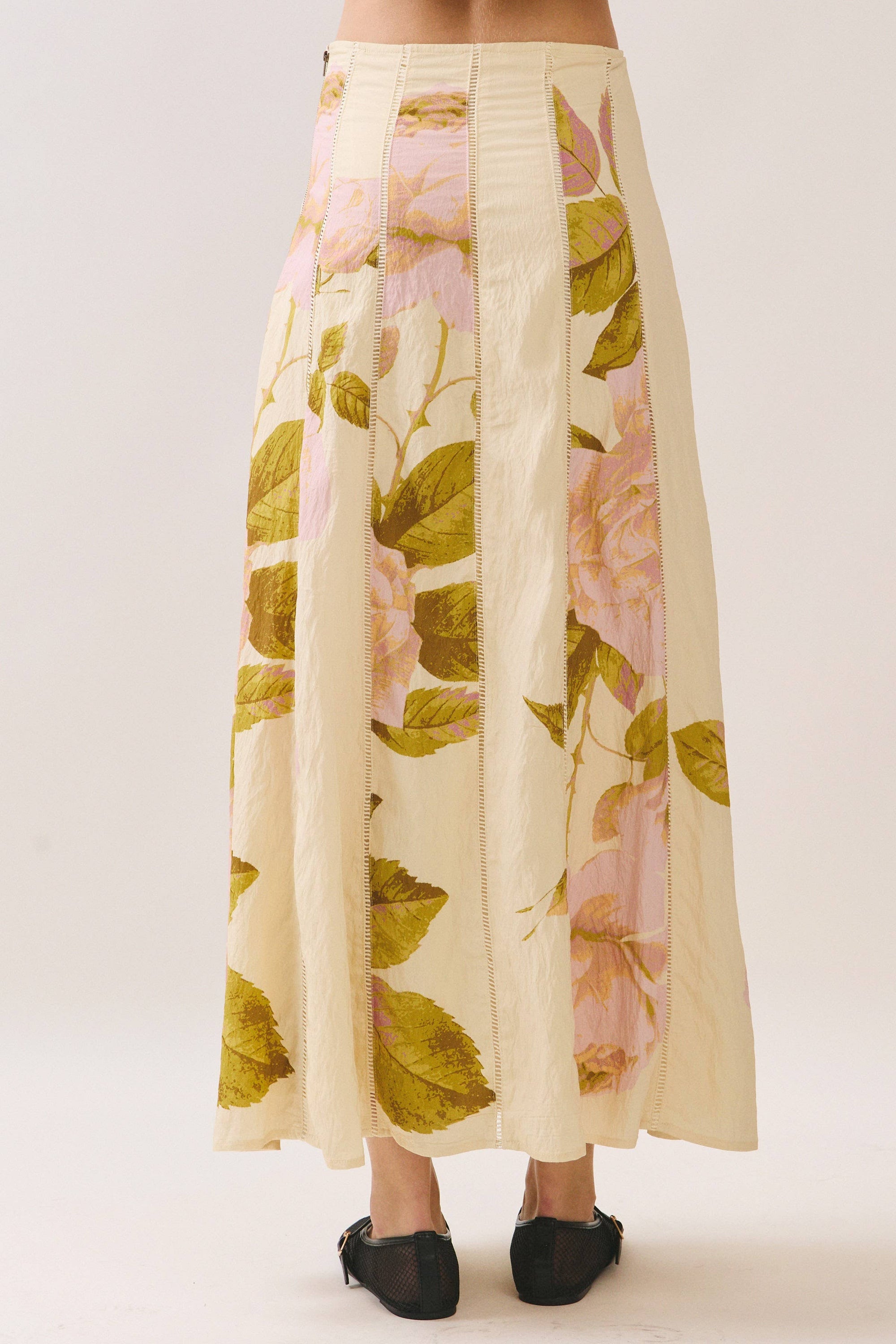 Garden Glory Floral Maxi Skirt