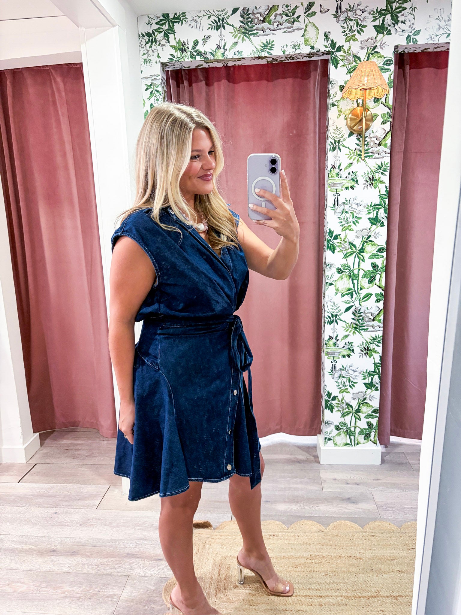 Downtown Denim Mini Dress