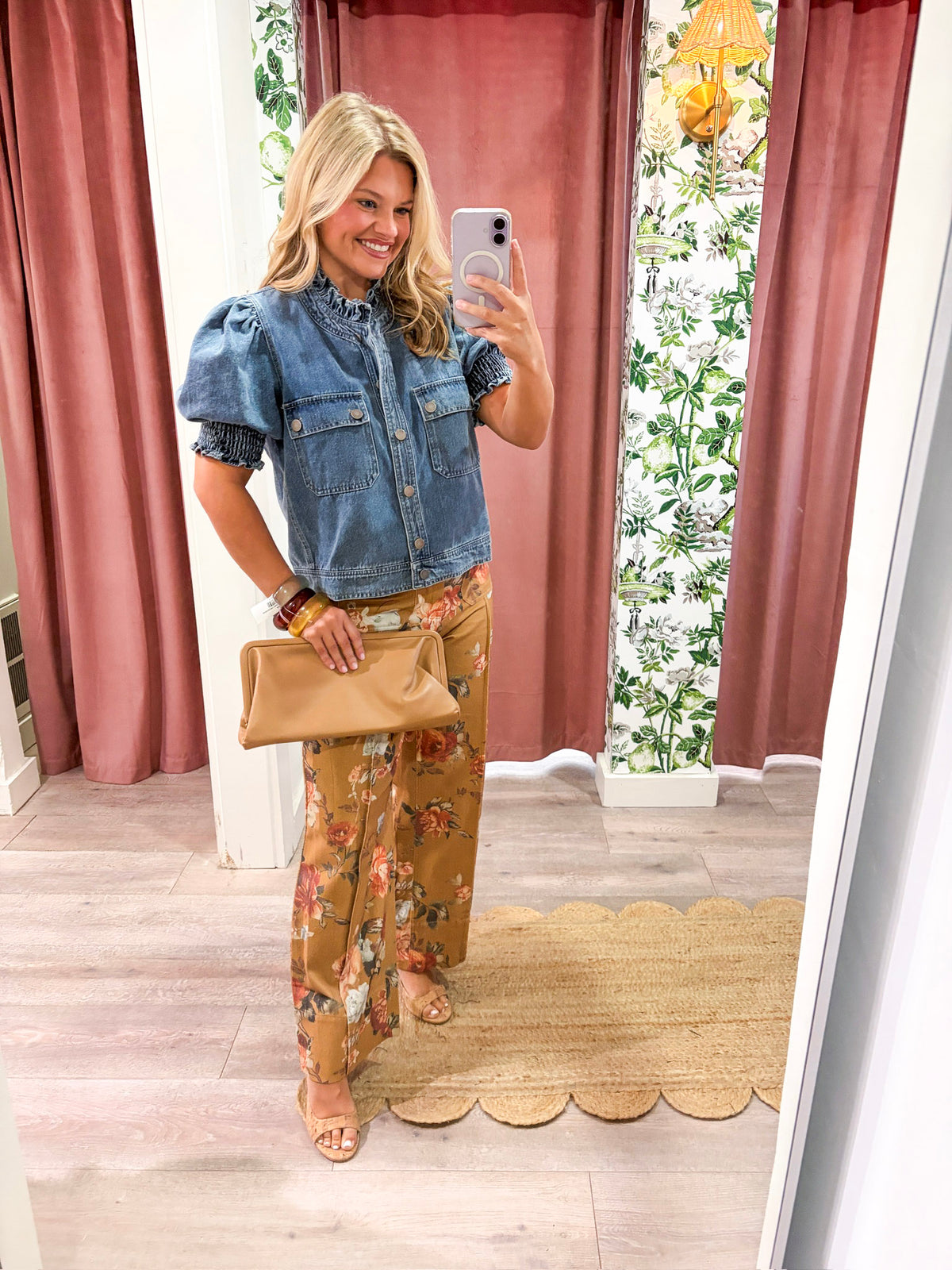 Floral Retreat Wide Leg Pants