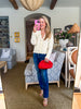 Pearl Girl Scalloped Cardigan