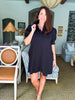 Love Language Mini Dress-Black