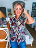 Wine Tasting Floral Top