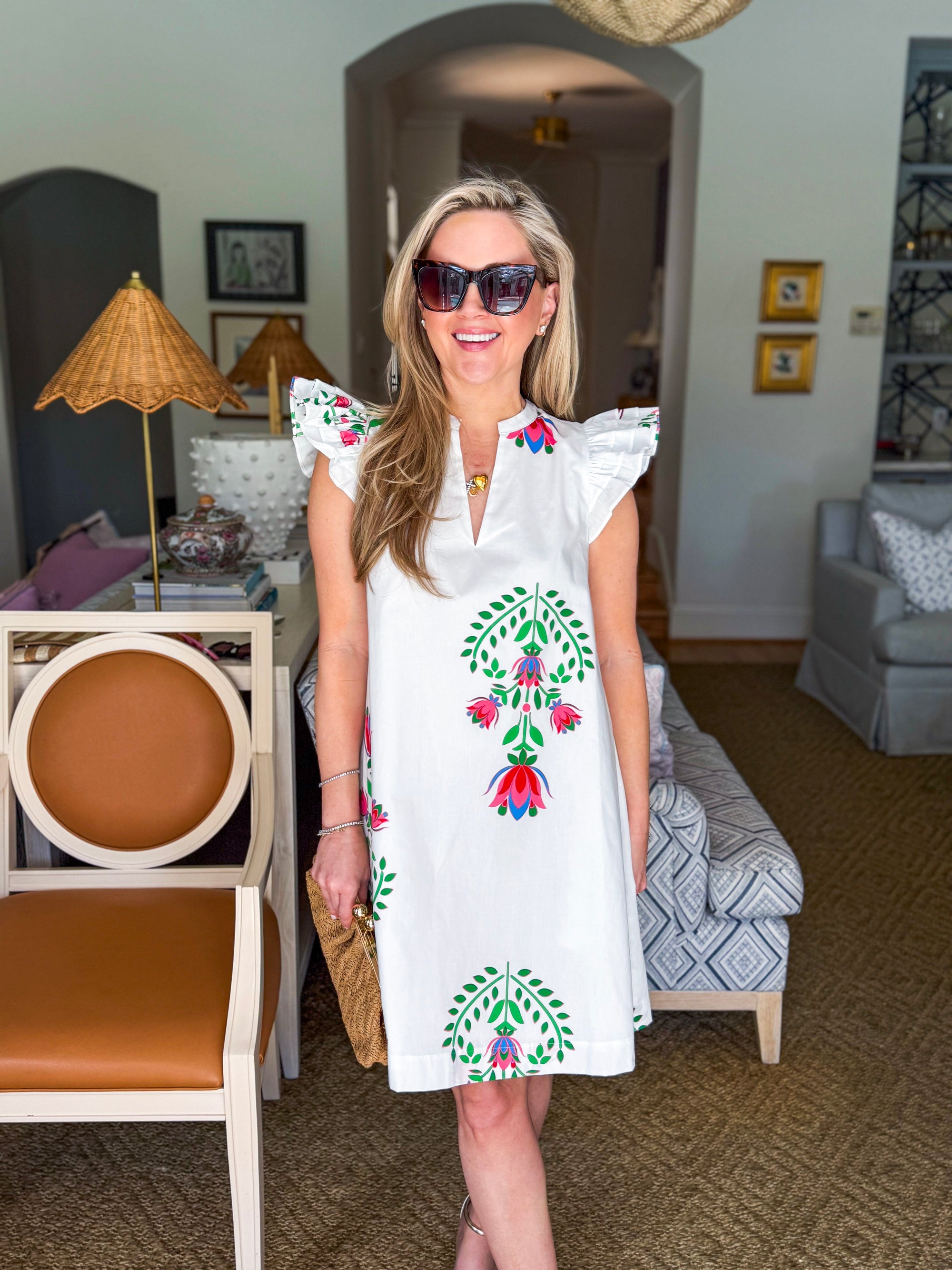 Saury Floral Mini Dress