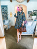 Floral Stark Tiered Mini Dress
