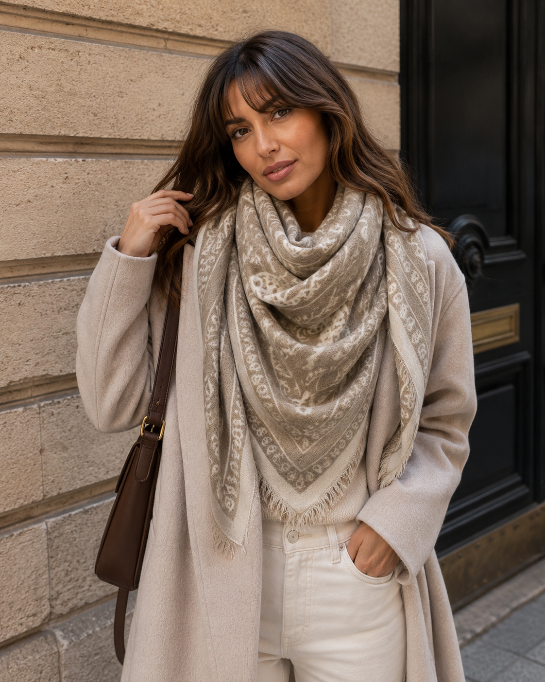 PREORDER: Soft Country Bandana Scarf-Taupe