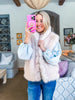 Snow Angel Faux Fur Vest-Cream