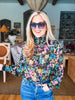 Midnight Garden Floral Top