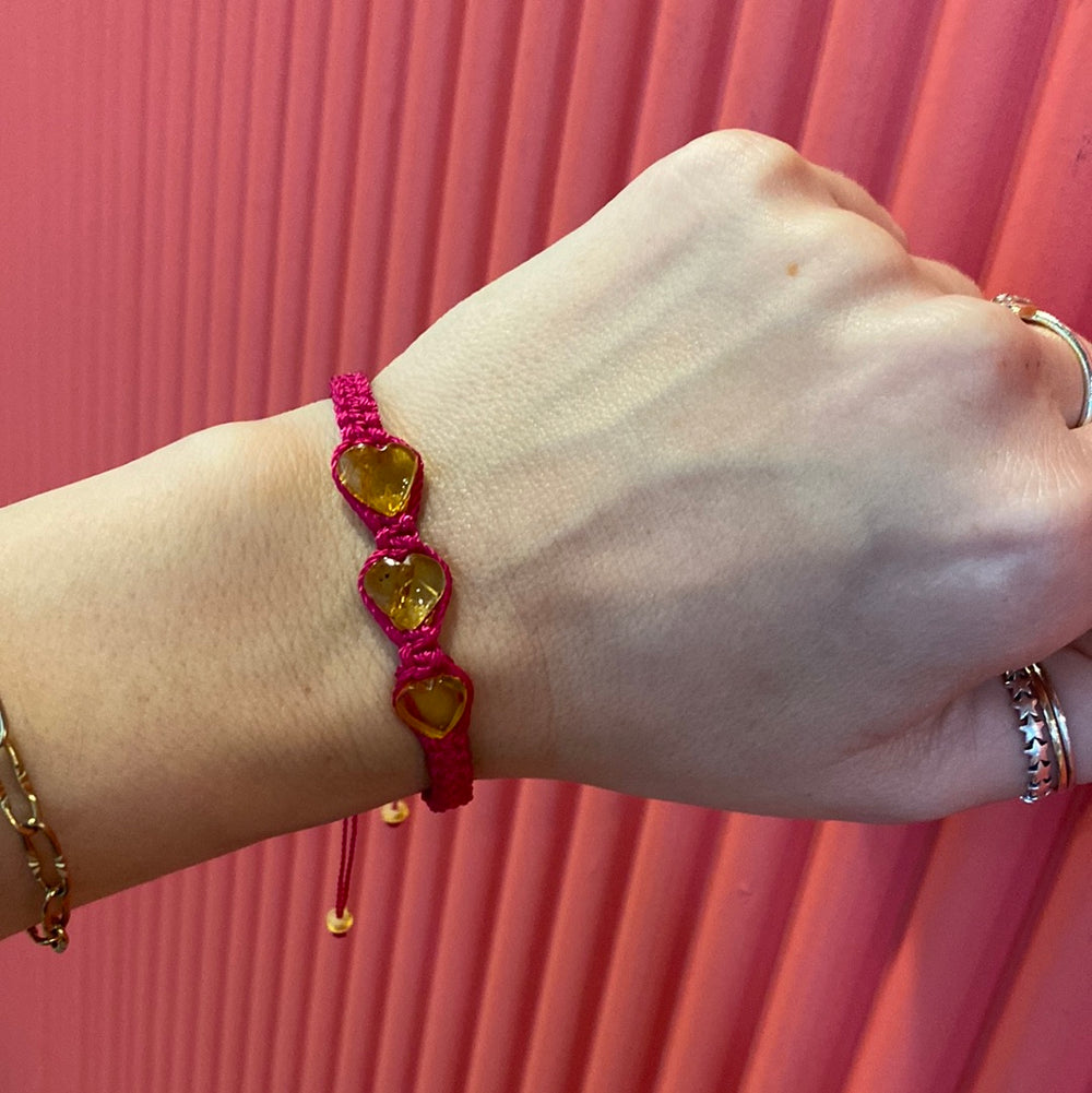 Amber Drawstrings- Raspberry