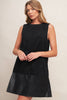 Metropolitan Style Faux Suede Dress