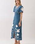 Countryside Belle Denim Midi Dress