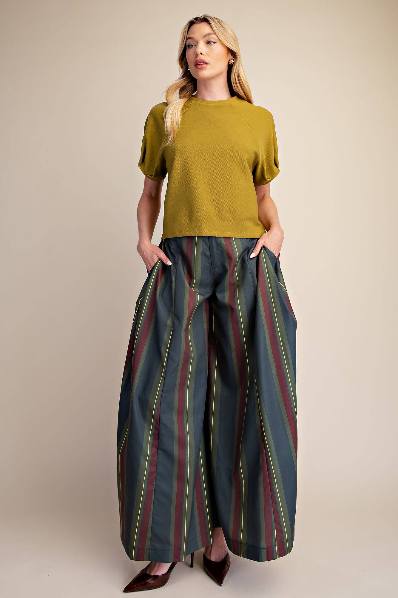 Autumn Orchard Top-Light Olive