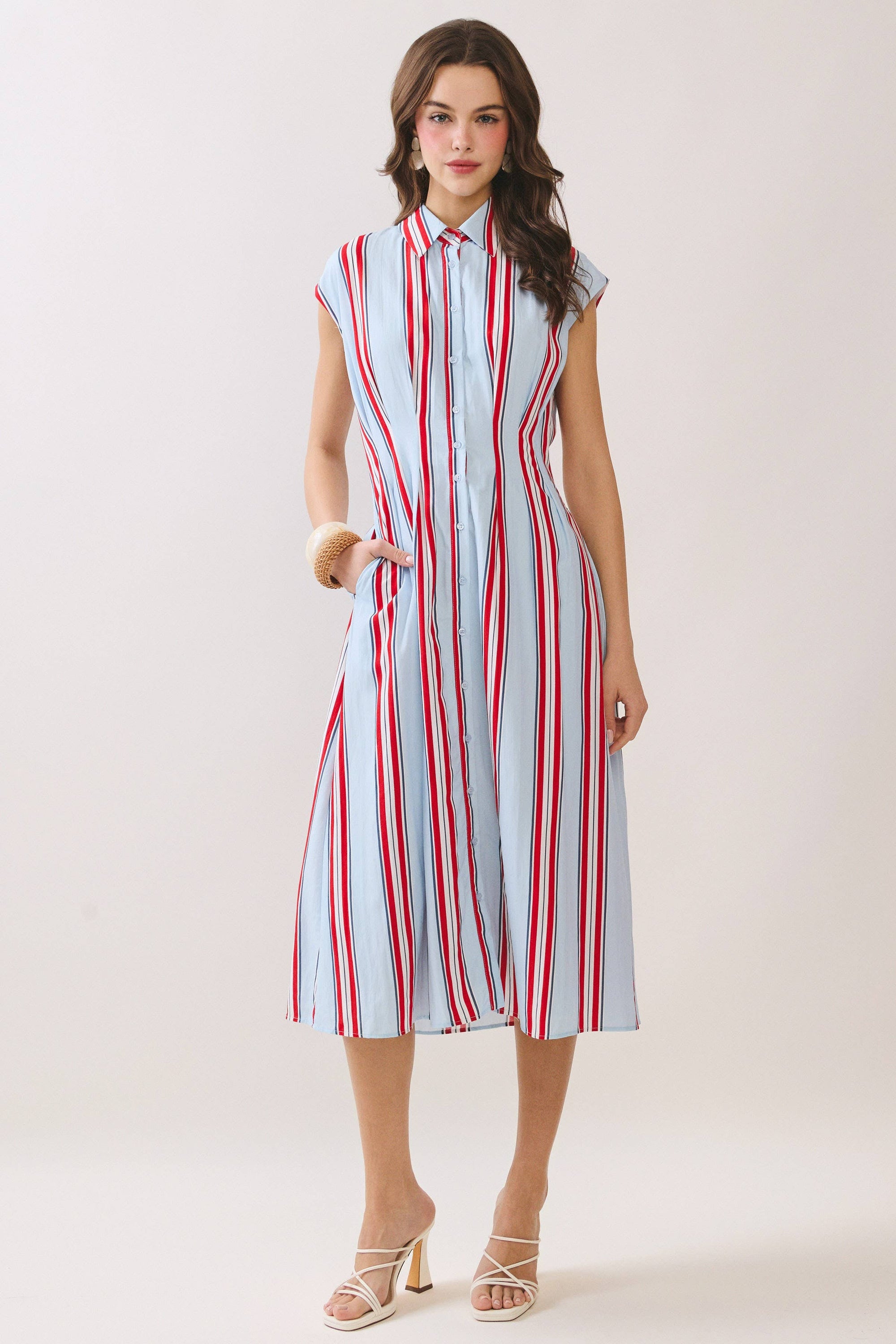 Stars and Stripes Midi Dress