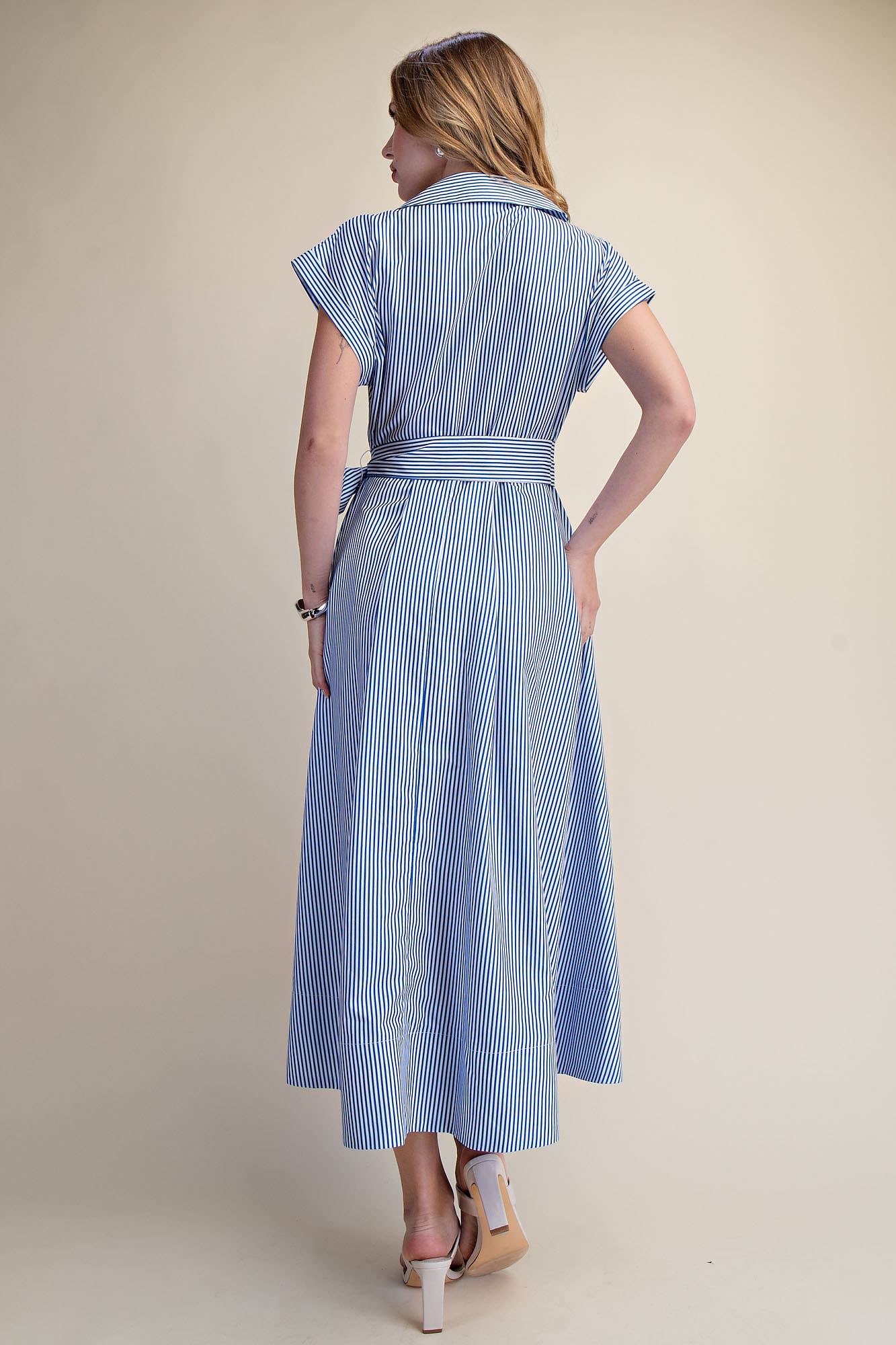 Shore Club Midi Dress-Royal