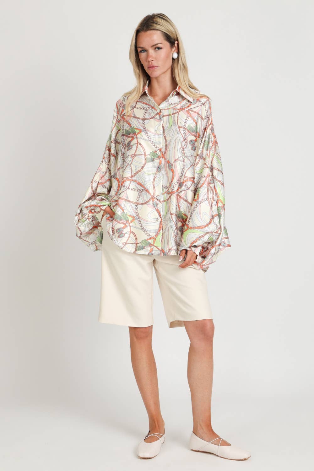 Equestrian Chain Dolman Top