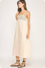 Bring the Chic Linen Midi Dress